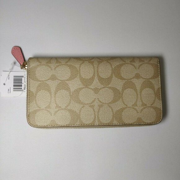 NWT Disney Coach Accordion Zip Wallet Signature - Picture 2 of 4